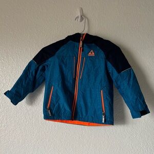 Gerry Snow Jacket Size 4T Weber Kids Teal and Orange Raincoat.